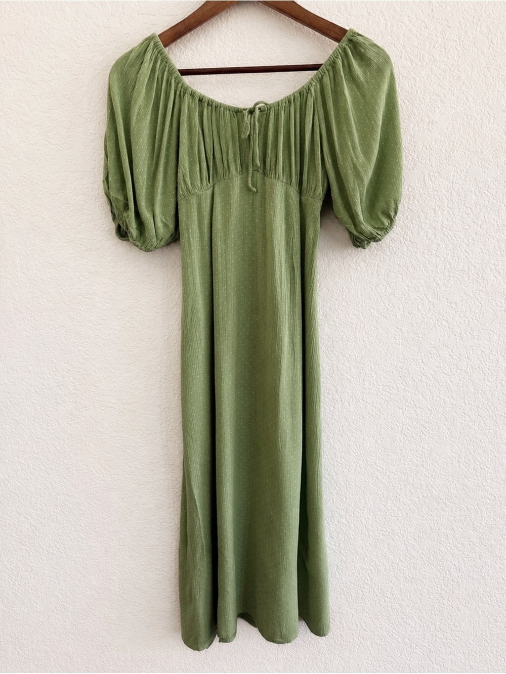 Billabong True Romance Green Midi Dress